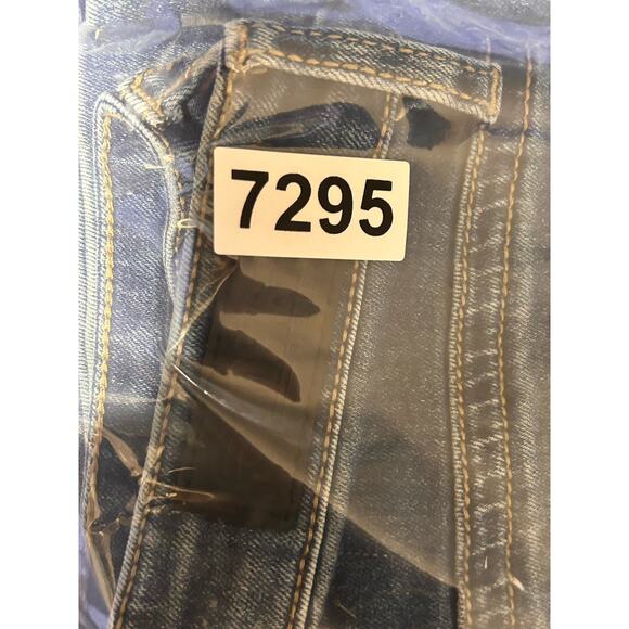 Rock and Roll Cowgirl High-Rise Trouser Jeans in Medium Wash Blue SZ W27/36L - Picture 9 of 9